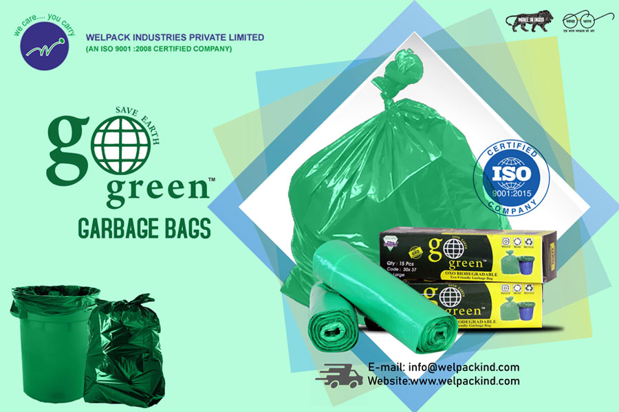 100 % compostable garbage bags