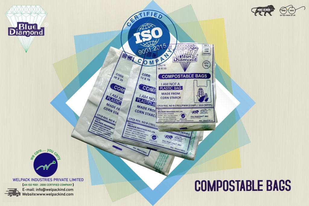 Bio compostable carry bags
