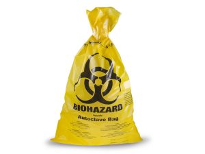 Biohazard bag yellow