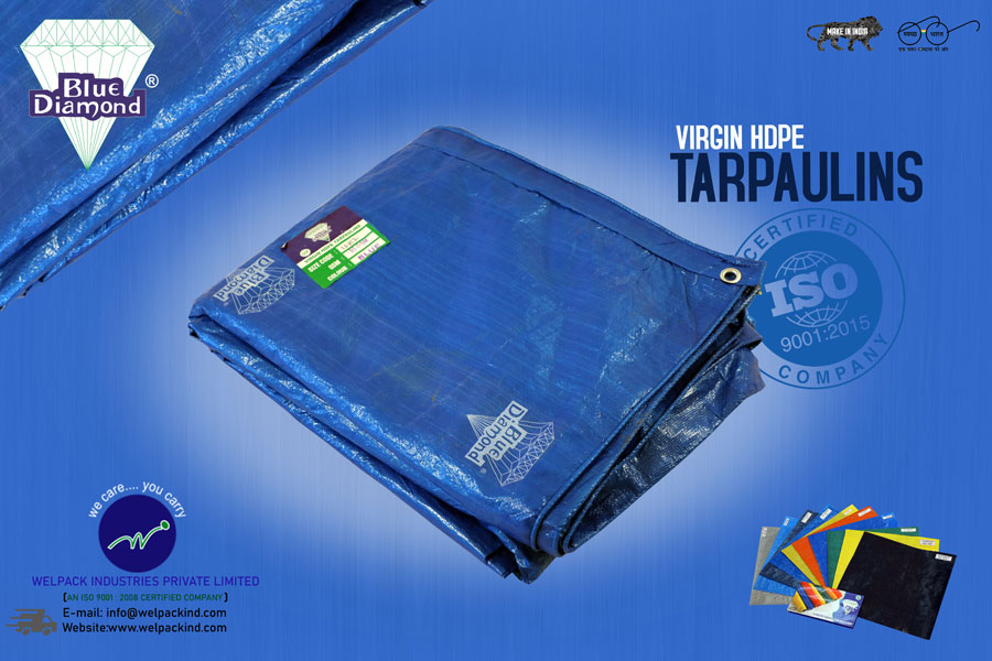Blue HDPE Tarpaulin