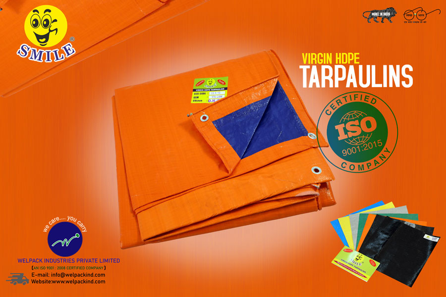 Orange HDPE Tarpaulin